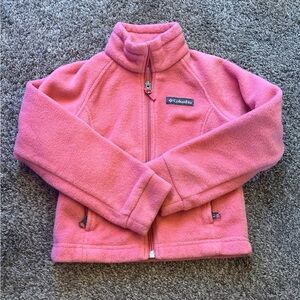 Columbia Kids Soft Pink Fleece Jacket